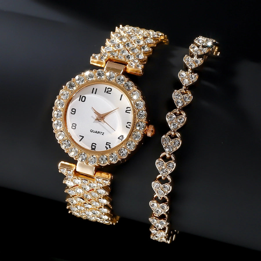 Popular fashion Digital Diamond women's watch women's watch quartz watch bracelet women's watch manufacturer in stock