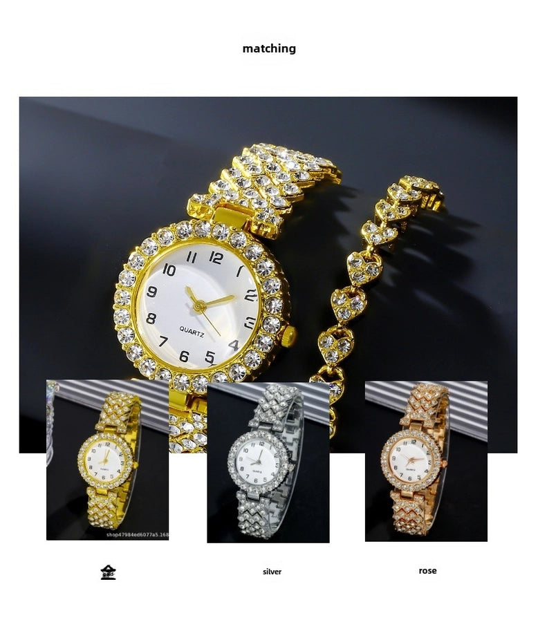 Popular fashion Digital Diamond women's watch women's watch quartz watch bracelet women's watch manufacturer in stock